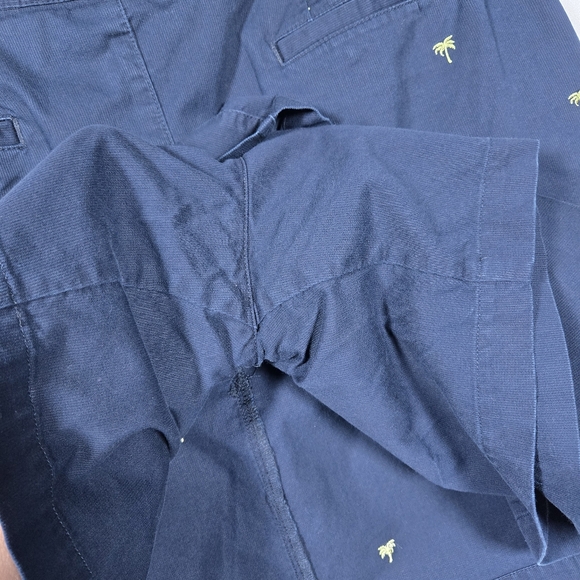 LIZGOLF Navy Blue Embroidered Palm Tree Print Golf Tennis Pickle Ball Skort 16 - Picture 11 of 14